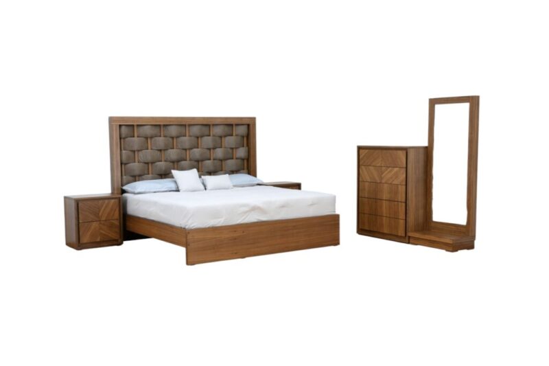 RECAMARA ANGERA II KING SIZE CHAPA WALNUT UV (MONTANA CAPUCHINO) - Image 2