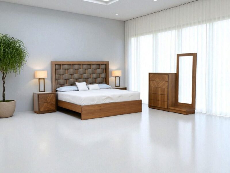 RECAMARA ANGERA II KING SIZE CHAPA WALNUT UV (MONTANA CAPUCHINO)