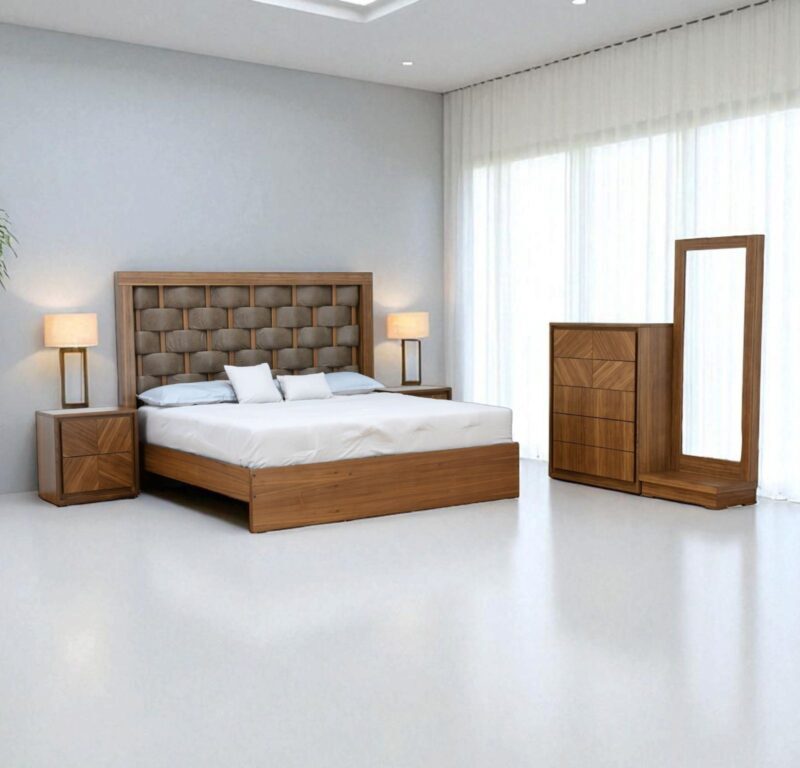 RECAMARA ANGERA II KING SIZE CHAPA WALNUT UV (MONTANA CAPUCHINO)