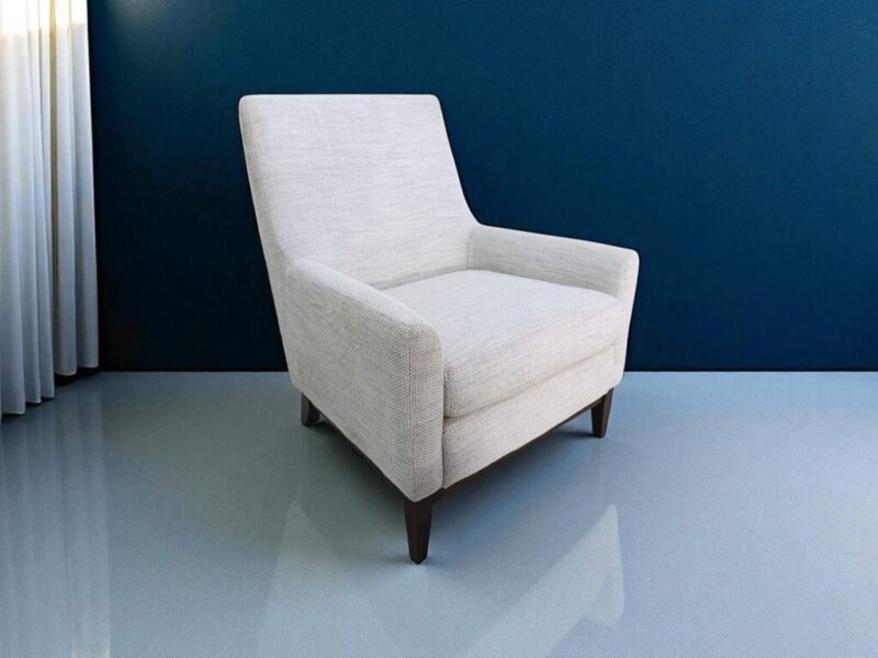 SILLON ROZEL TELA CROSBY CREAM