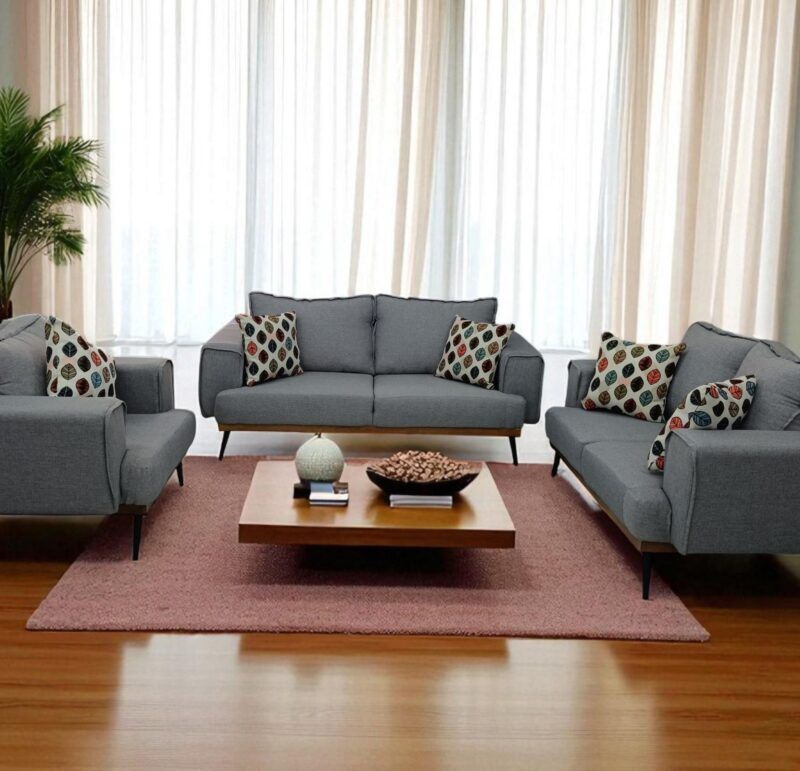 SALA ESTAMBUL 3-2-1 TELA OSLO CHARCOAL