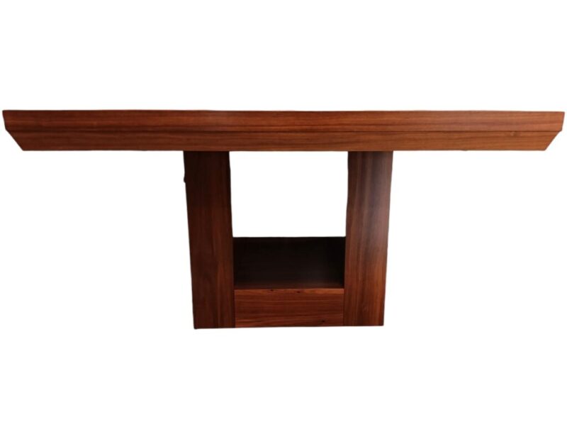 ANTECOMEDOR CUADRADO DONATELLO 1.4m X 1.4m TZALAM CON SILLA ANGELOS EN TELA MODENA GRATINE - Image 3