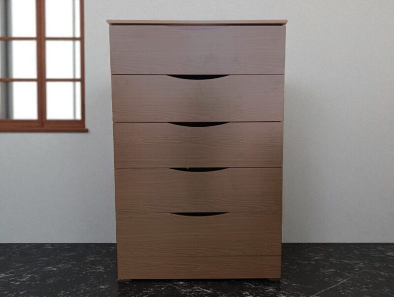 CAJONERA BELGICA 5 CAJONES NOGAL