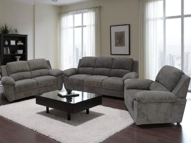 SALA SUECIA 3-2-1 TELA FRANKFURT BROWN