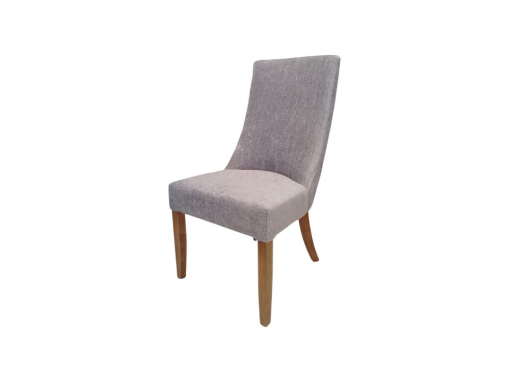 SILLA SIRIUS NOGAL CLARO TELA GINEBRA OXFORD ABULLANADO 4 - Image 2