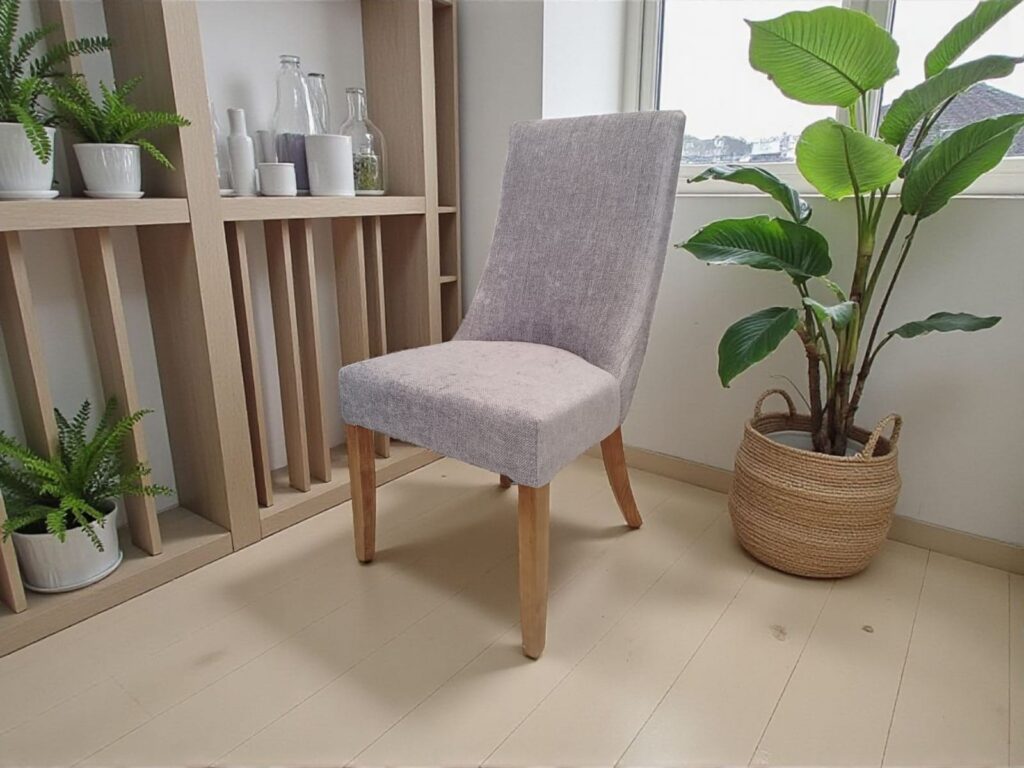 SILLA SIRIUS NOGAL CLARO TELA GINEBRA OXFORD ABULLANADO 4