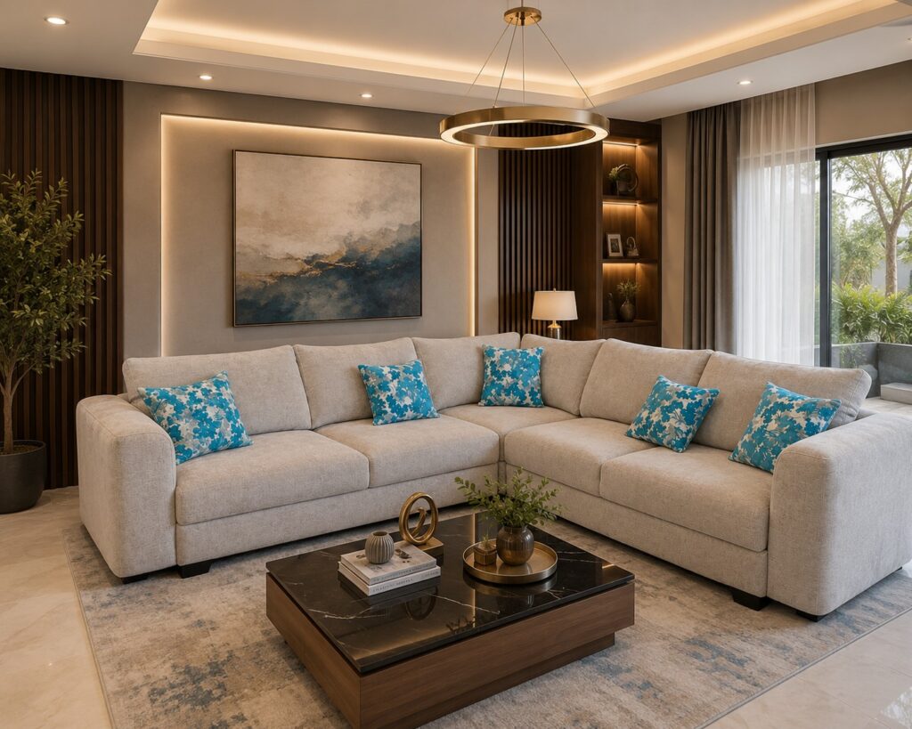 MODULAR ALVAR TELA CIRCONIA BEIGE