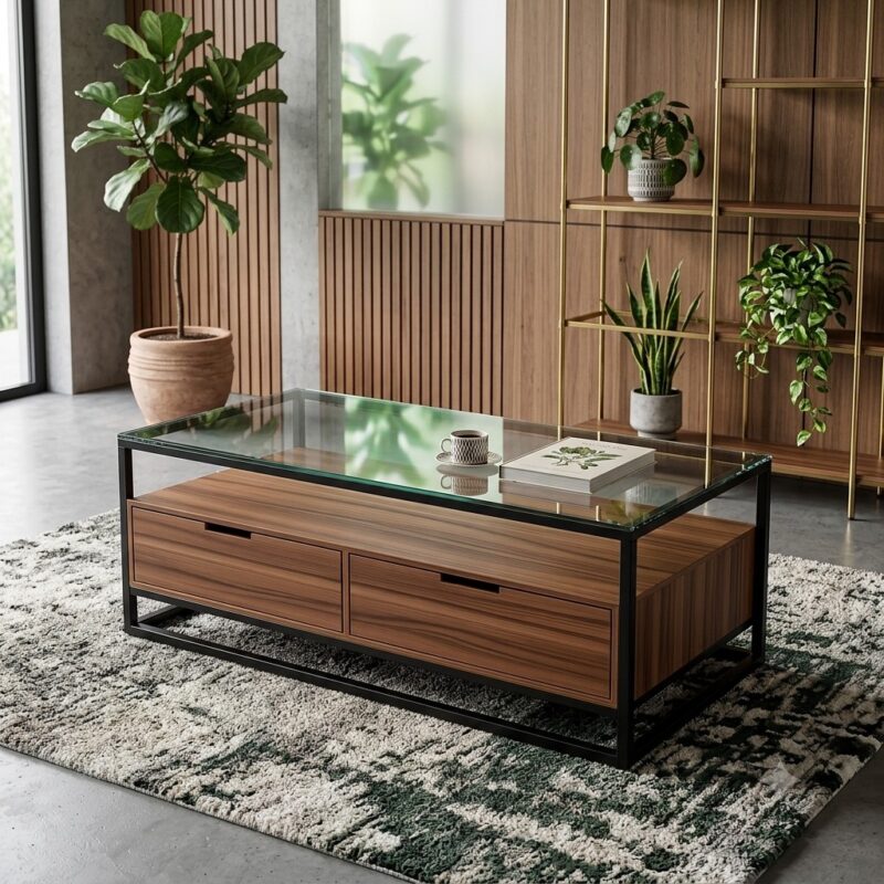 MESA DE CENTRO CARTAGENA MELAMINA NATURAL